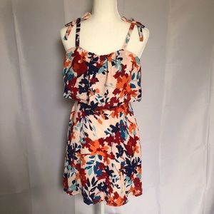 Parker printed popover shift dress